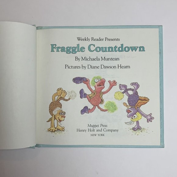 Fraggle Countdown Michaela Muntean Fraggle Rock Hardcover Children’s Book 1985 - Picture 2 of 5